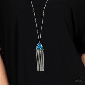 Rhinestone necklace with matching earrings!! Super cute!